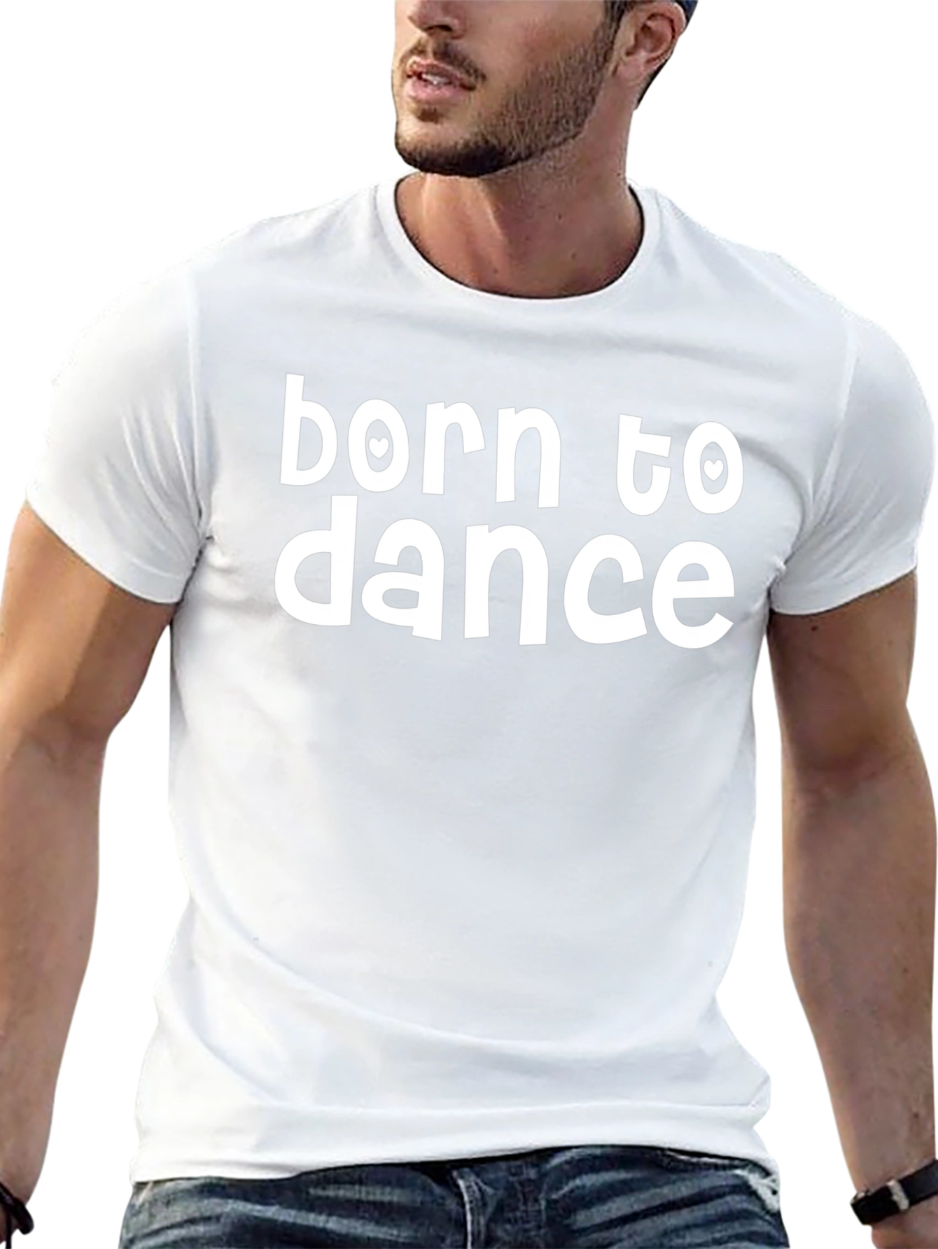 Born to Dance Black Graphic Tee Shirt