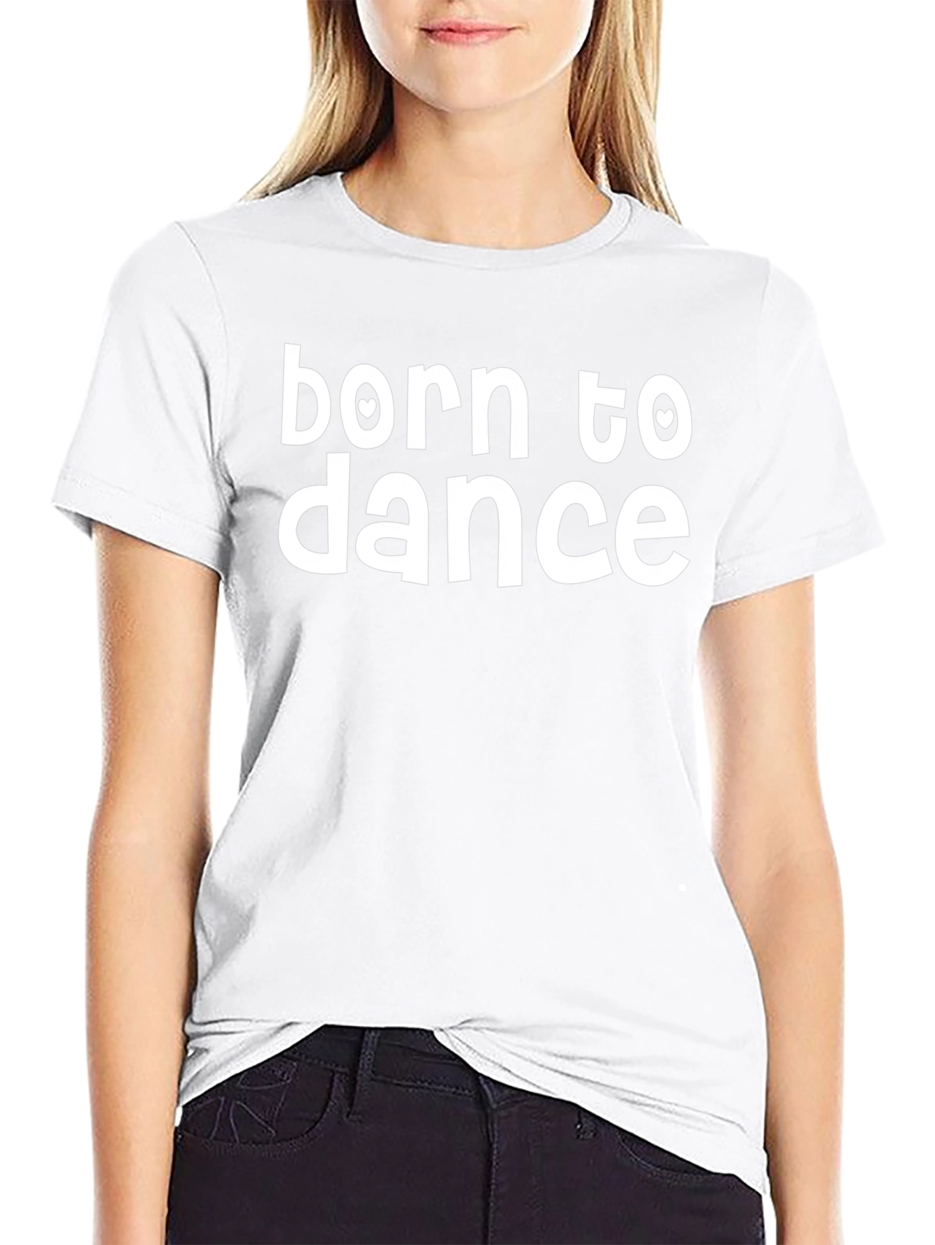 Born to Dance Black Graphic Tee Shirt