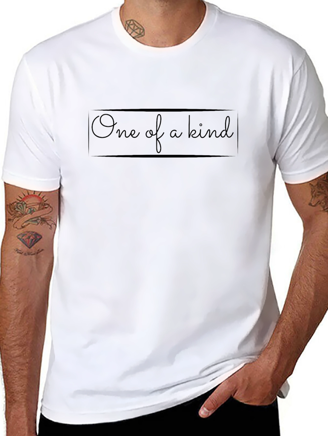One of a Kind Black Graphic Tee