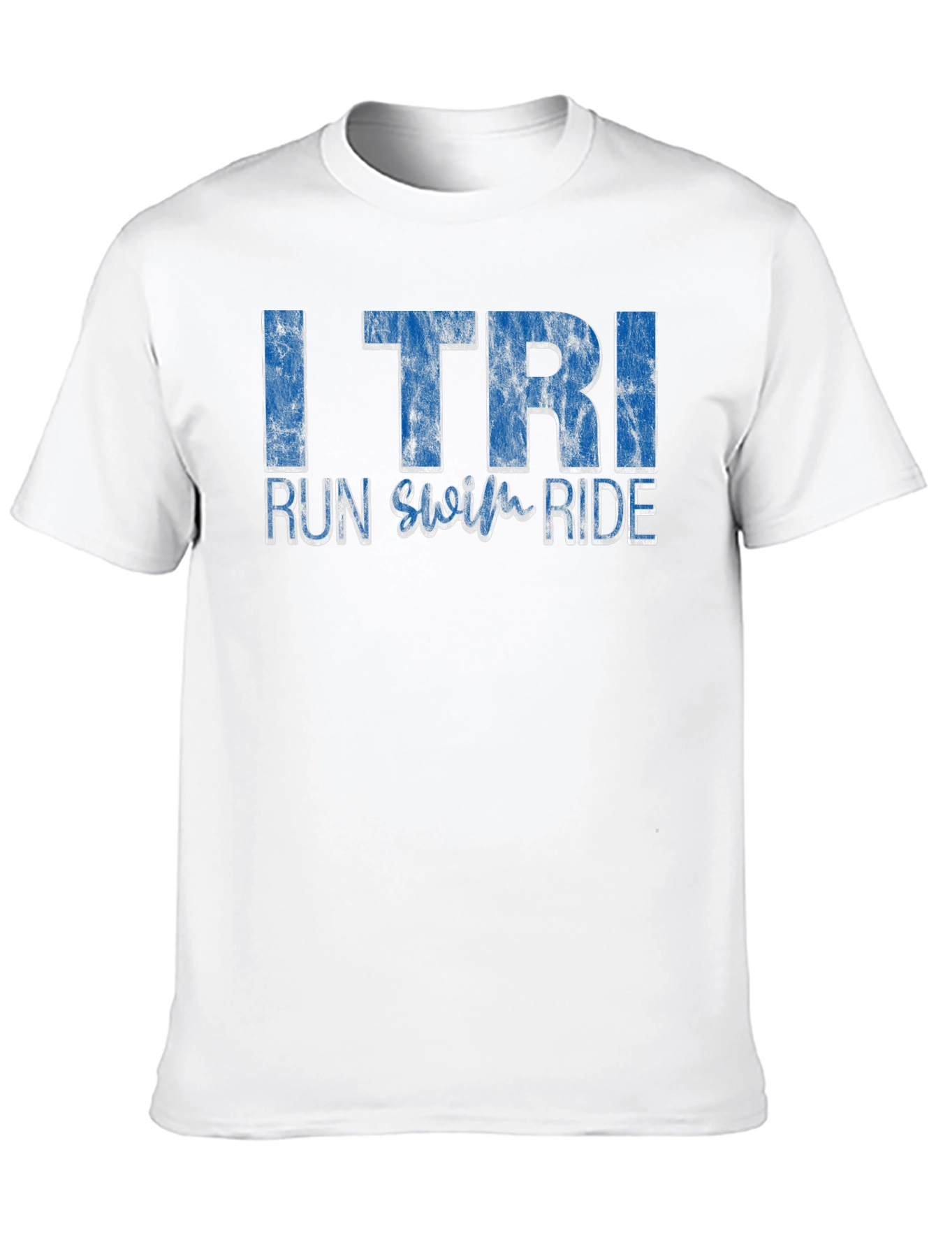 I TRI Run Swim Ride Black T-Shirt