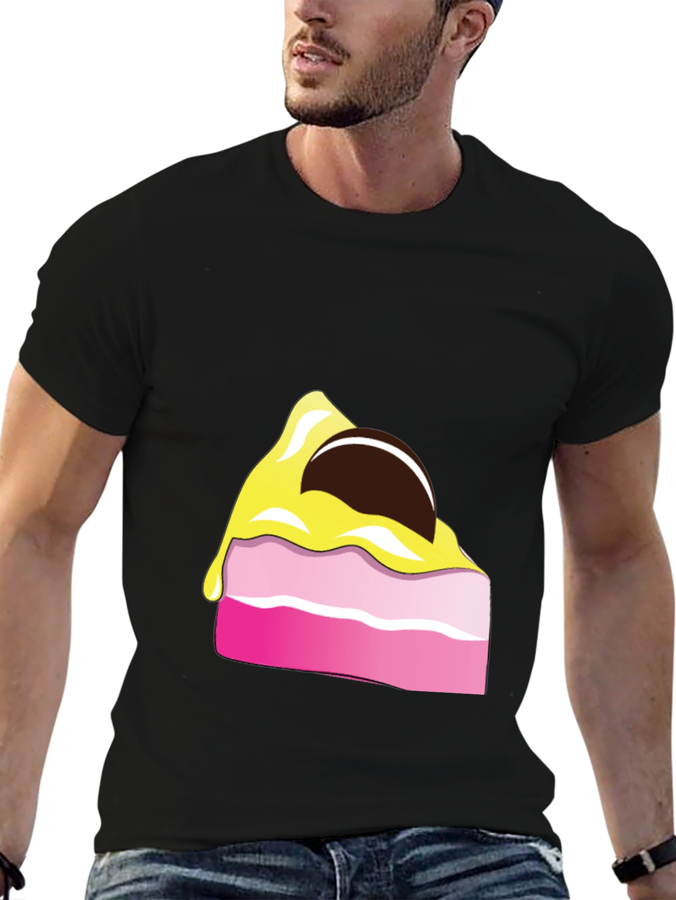 Cake Slice Graphic Tee - Dessert Lover Shirt