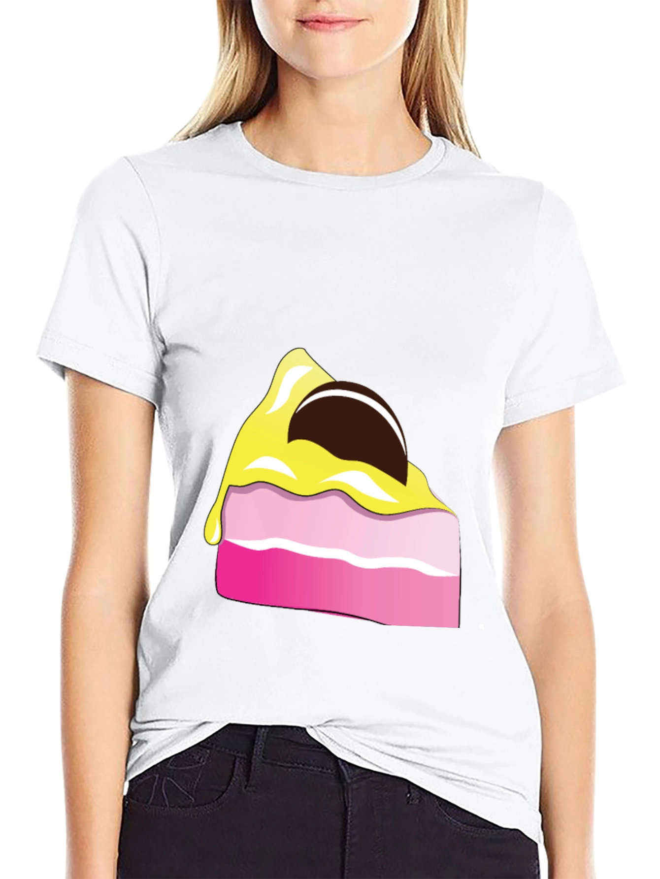Cake Slice Graphic Tee - Dessert Lover Shirt