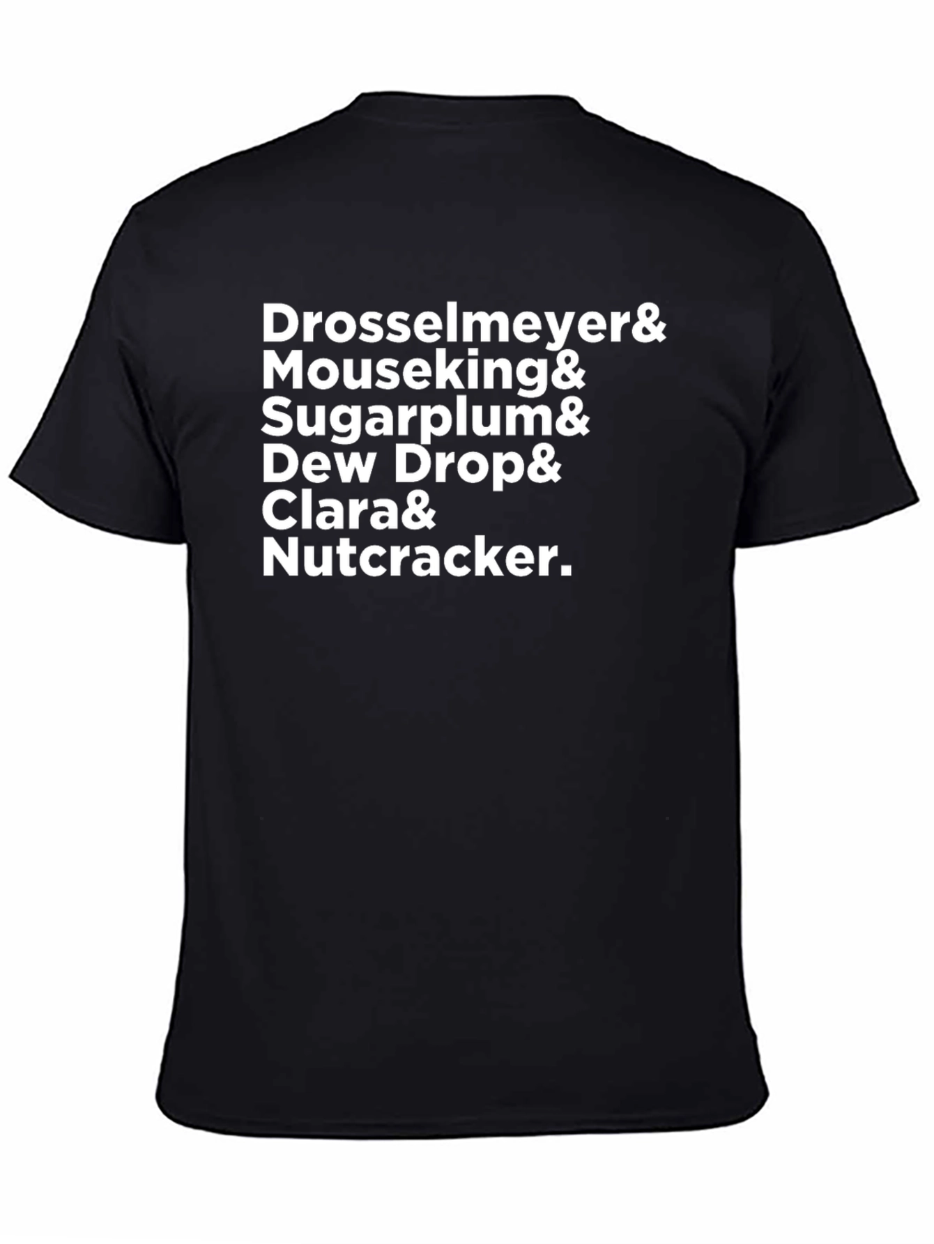 Nutcracker Characters Black T-Shirt