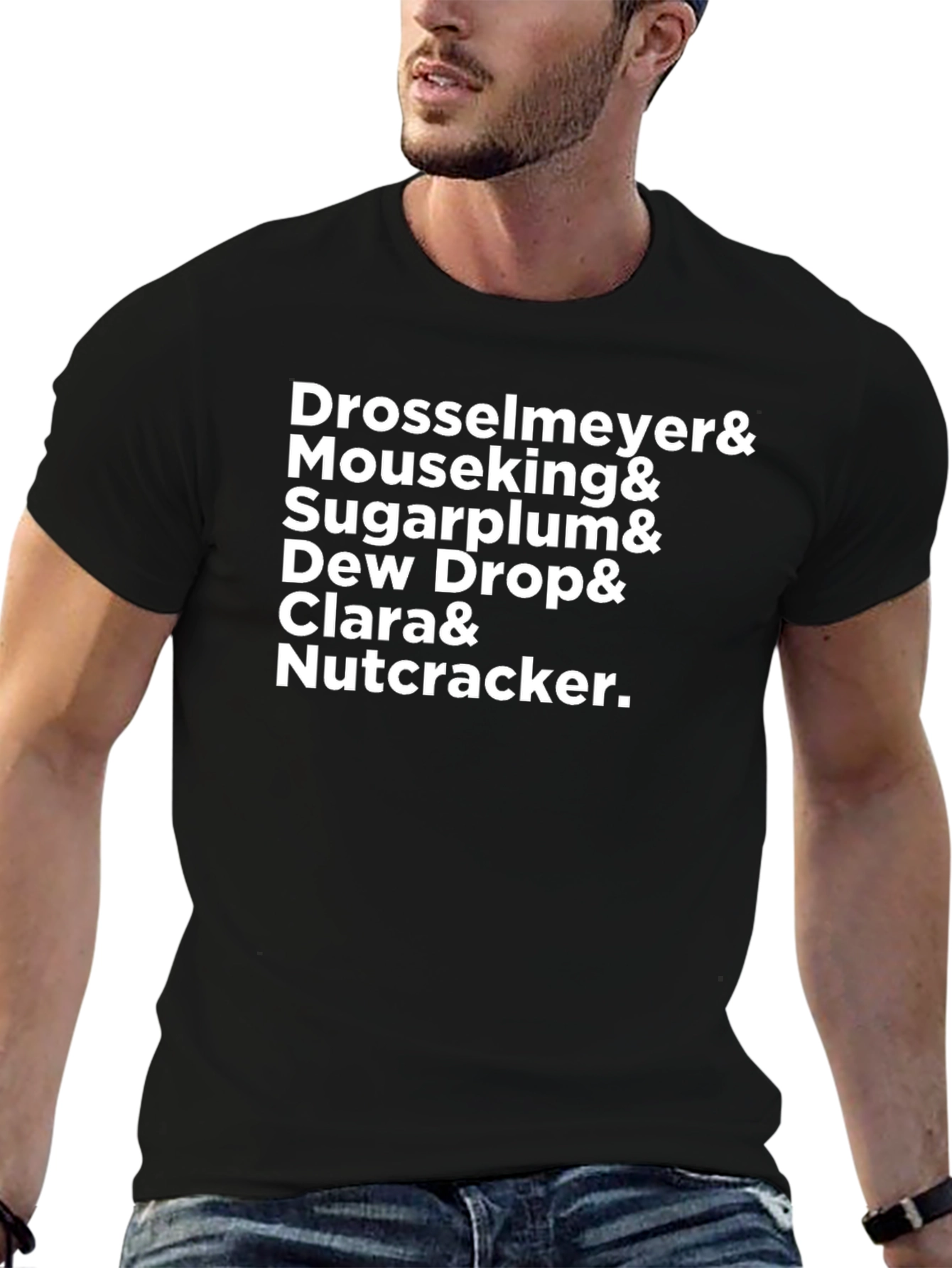 Nutcracker Characters Black T-Shirt