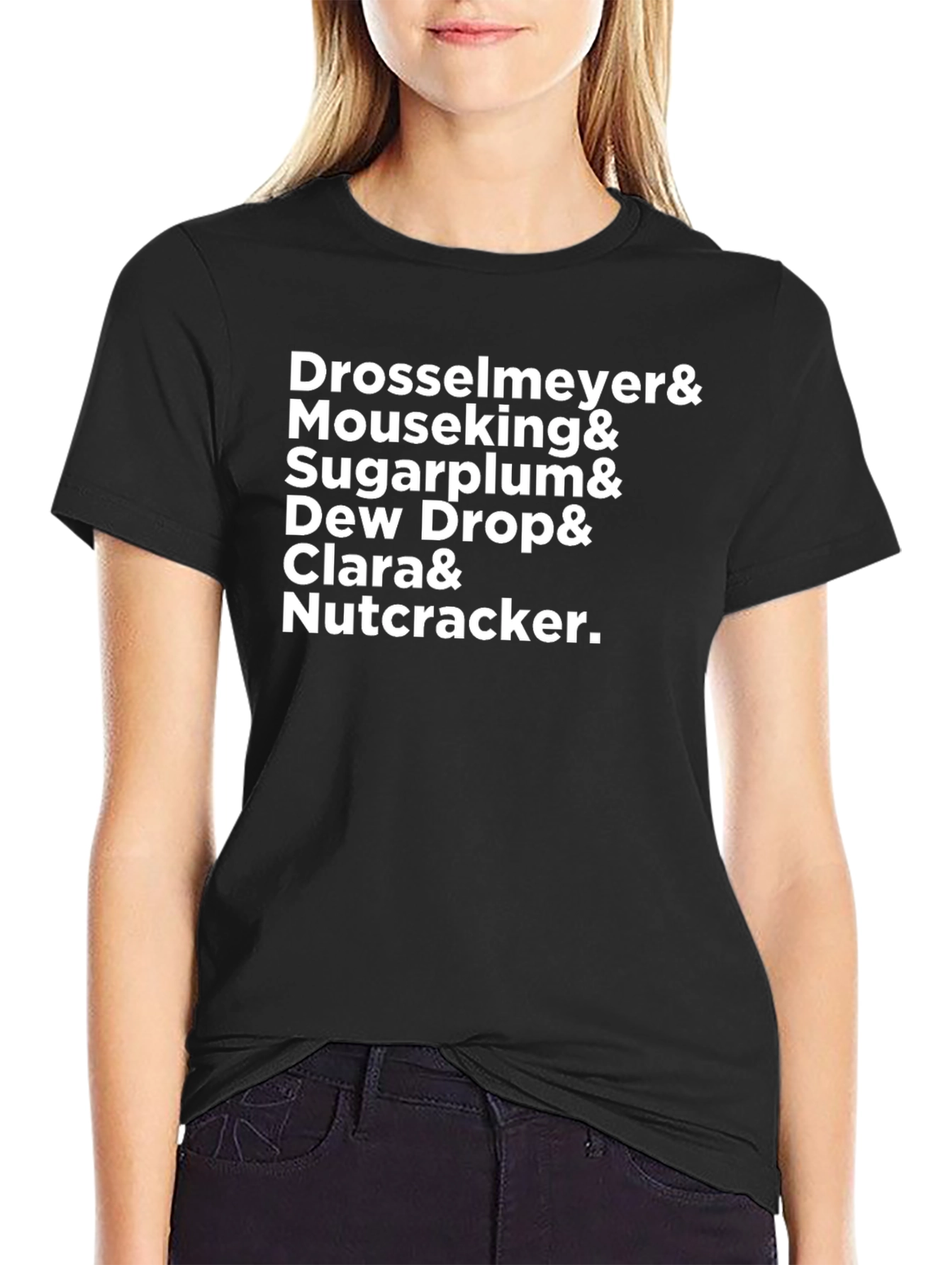 Nutcracker Characters Black T-Shirt