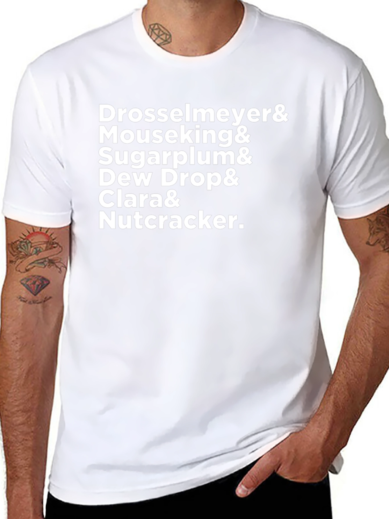 Nutcracker Characters Black T-Shirt