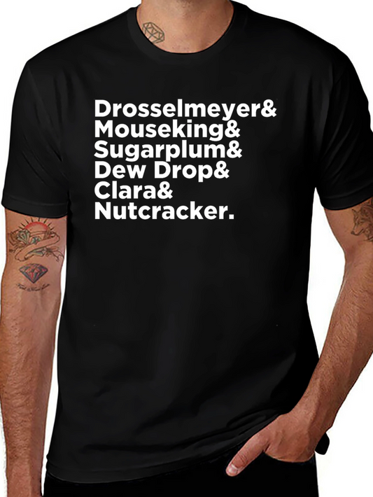 Nutcracker Characters Black T-Shirt