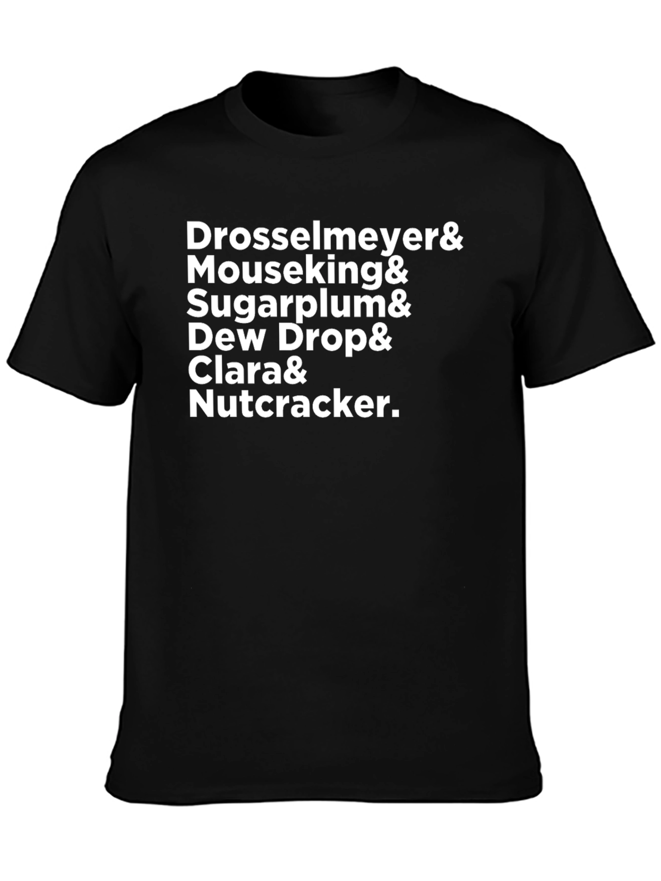 Nutcracker Characters Black T-Shirt