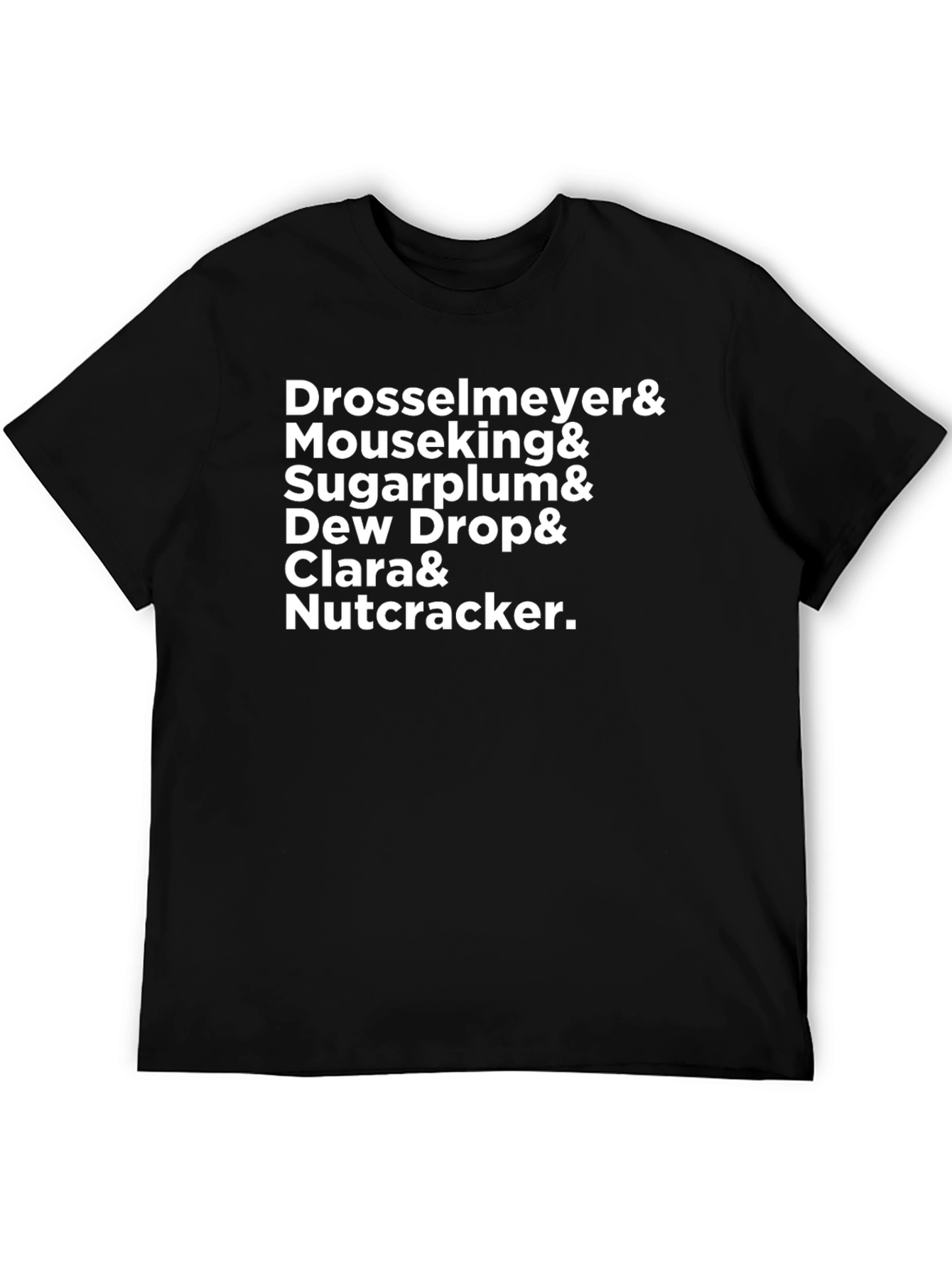 Nutcracker Characters Black T-Shirt