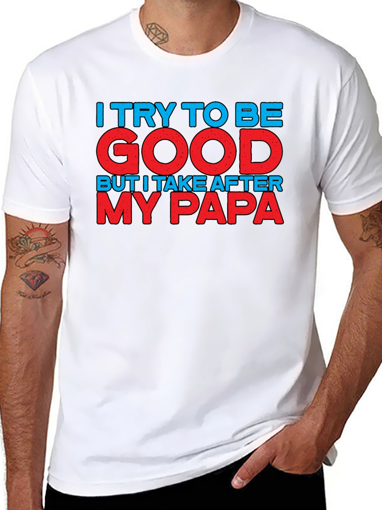 Funny I Take After My Papa Black T-Shirt