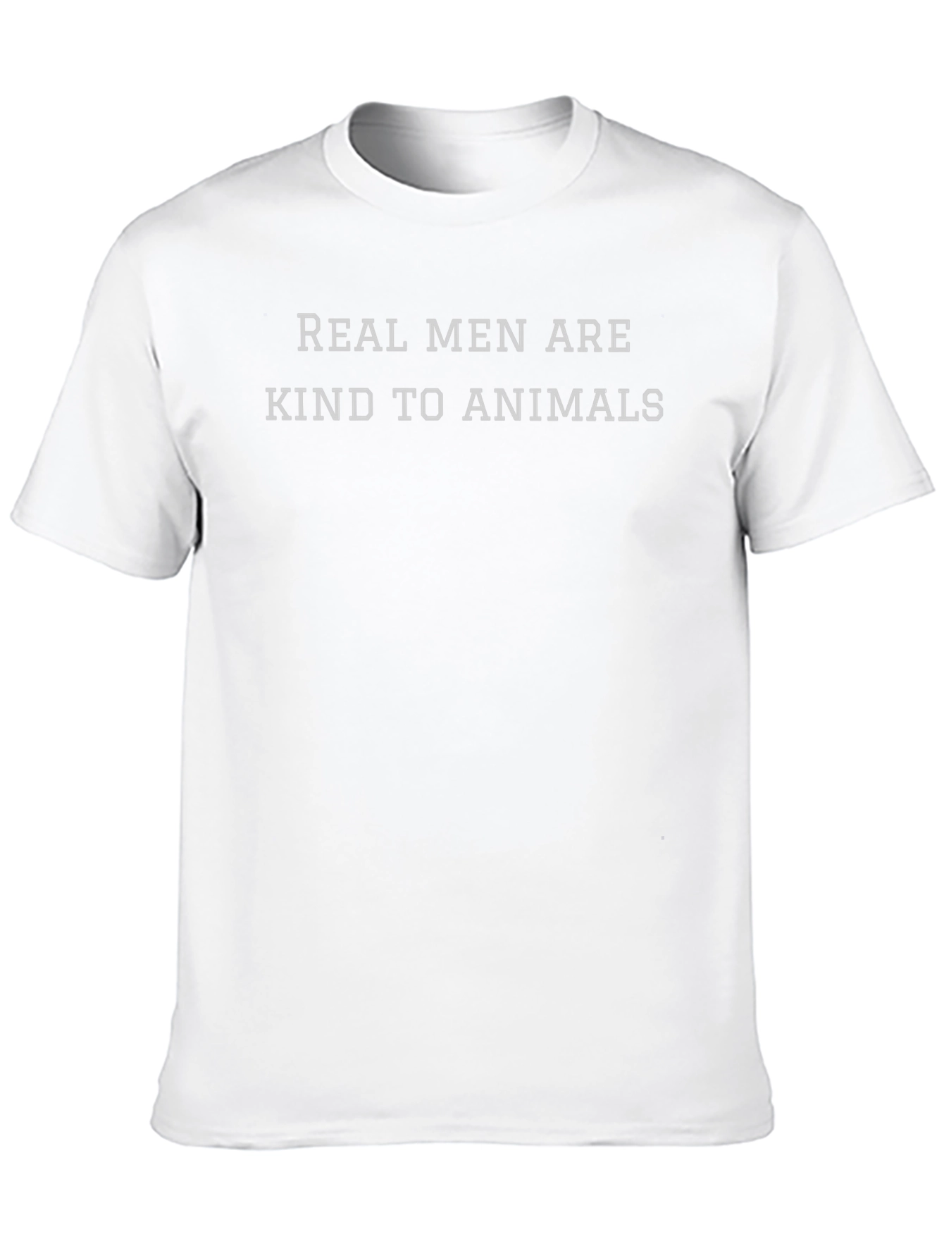 Real Men Are Kind To Animals T-Shirt