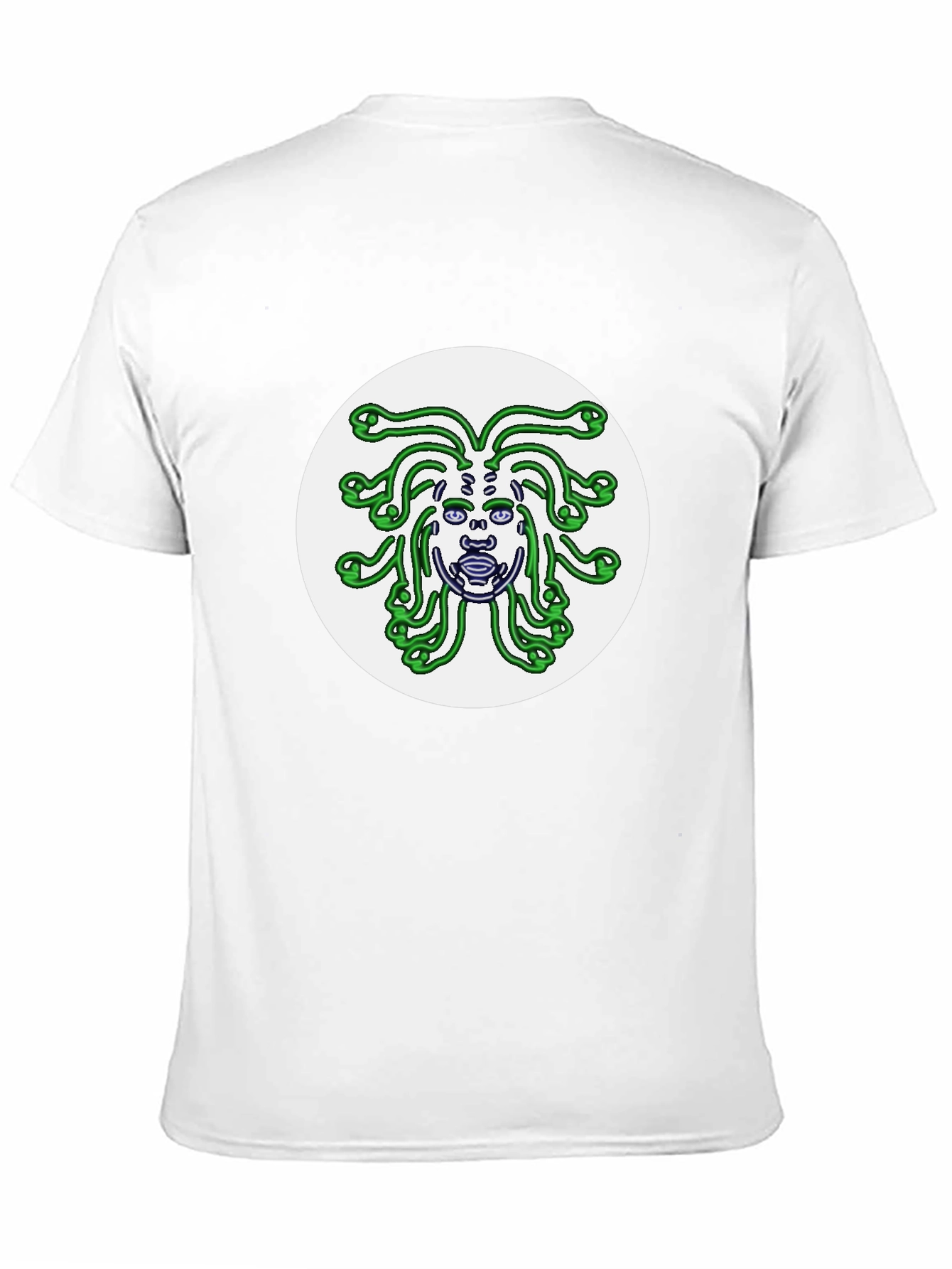 Medusa Graphic Tee - Black Cotton Shirt
