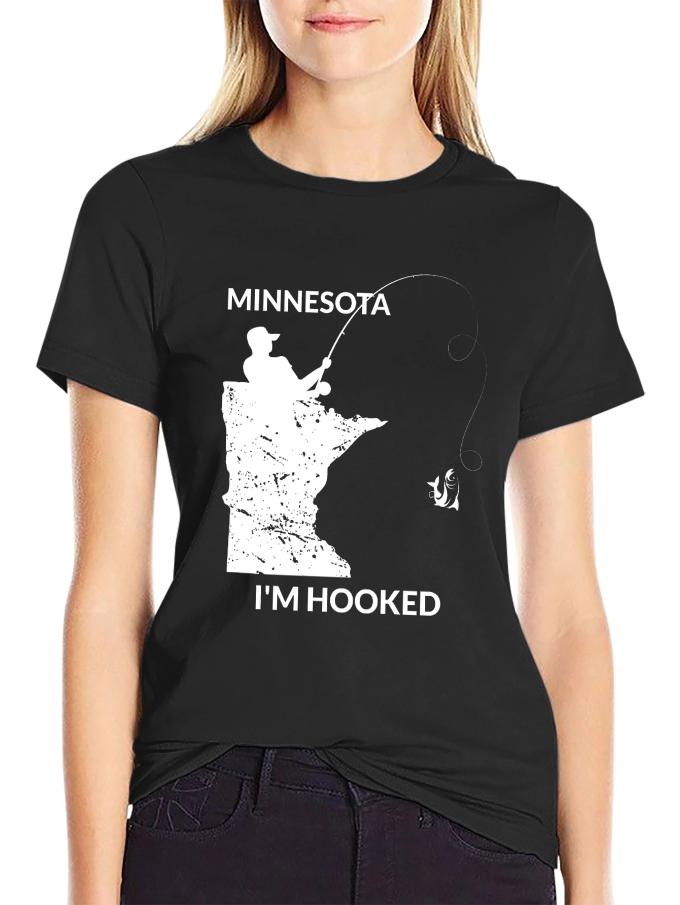 Minnesota Fishing T-Shirt - Im Hooked
