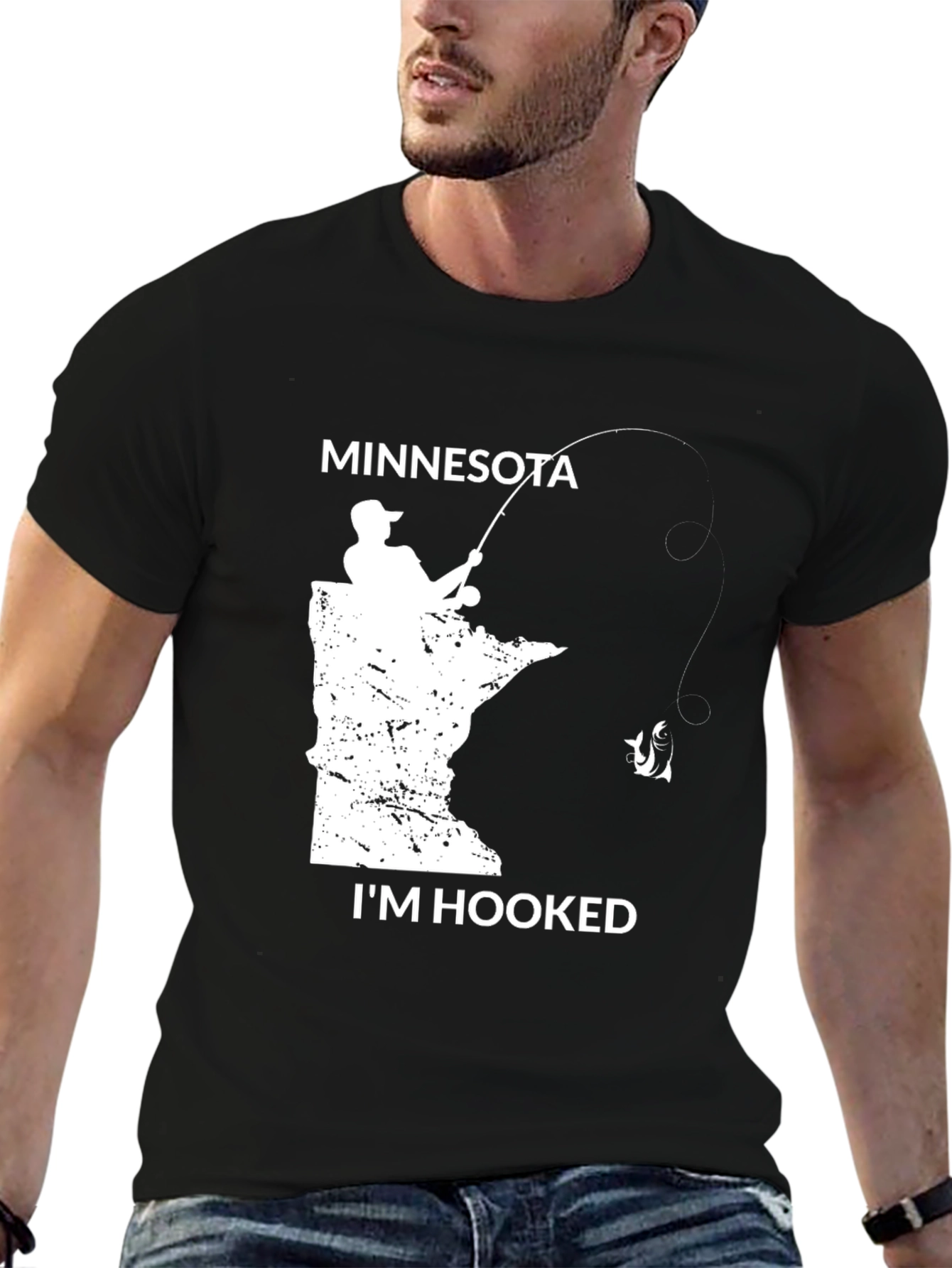Minnesota Fishing T-Shirt - Im Hooked