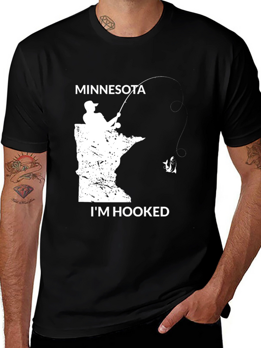 Minnesota Fishing T-Shirt - Im Hooked