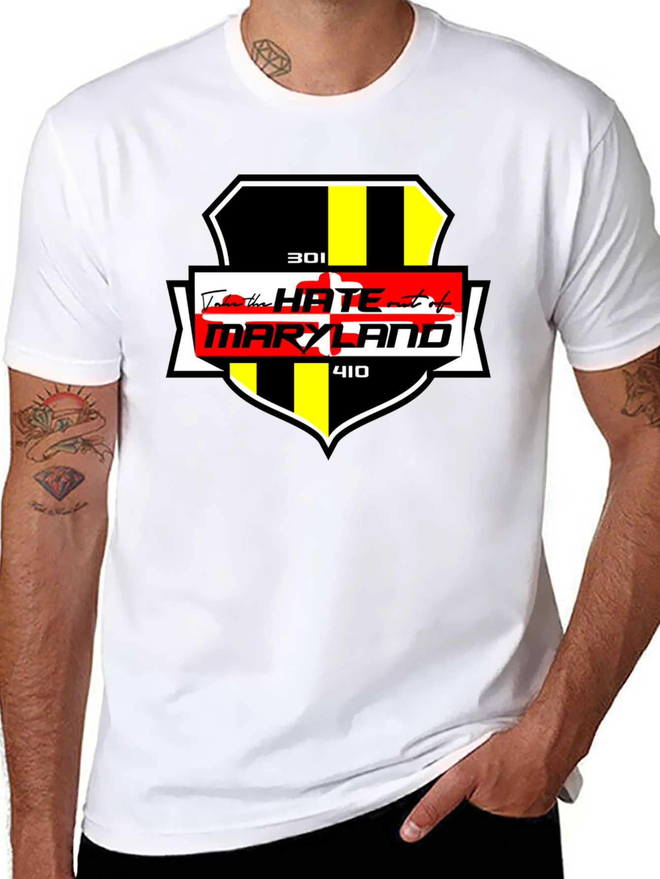 Maryland Pride T-Shirt - No Hate